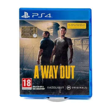 A Way Out PS4 PlayStation 4 PAL ITA Completo Co-op Disco Perfetto Testato