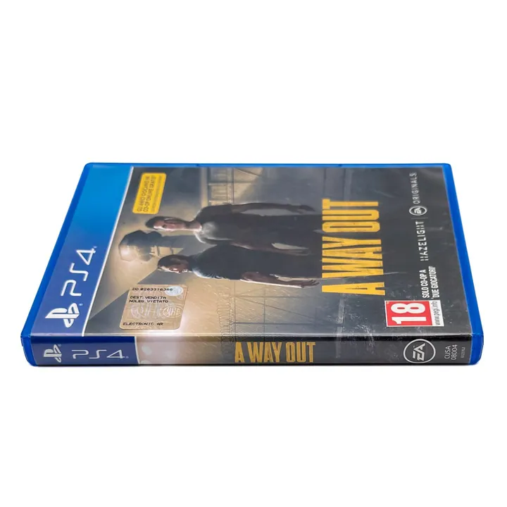 A Way Out PS4 PlayStation 4 PAL ITA Completo Co-op Disco Perfetto Testato — foto 5
