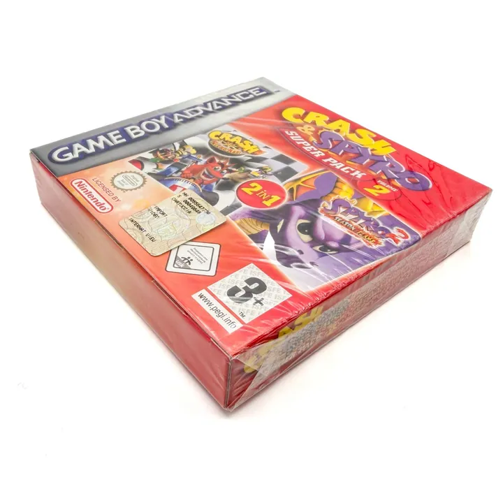 Crash & Spyro Super Pack Vol 2 Game Boy Advance GBA Nuovo Sigillato PAL SIAE — foto 3
