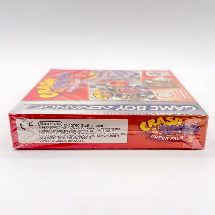 Crash & Spyro Super Pack Vol 2 Game Boy Advance GBA Nuovo Sigillato PAL SIAE — foto 4
