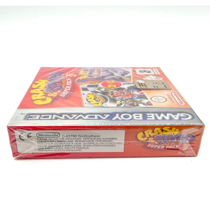 Crash & Spyro Super Pack Vol 2 Game Boy Advance GBA Nuovo Sigillato PAL SIAE — foto 8