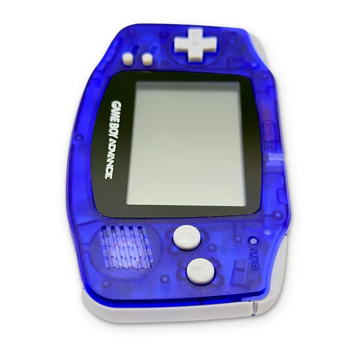 Game Boy Advance GBA Clear Blue Trasparente – Scocca Nuova Custom — foto 2