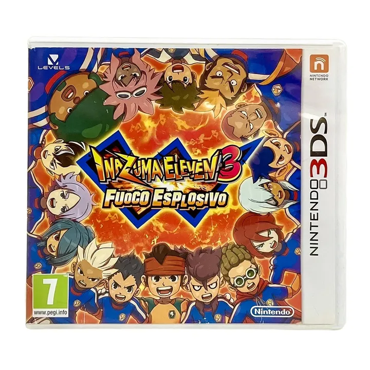 Inazuma Eleven 3 Fuoco Esplosivo Nintendo 3DS 2DS PAL ITA Completo Testato