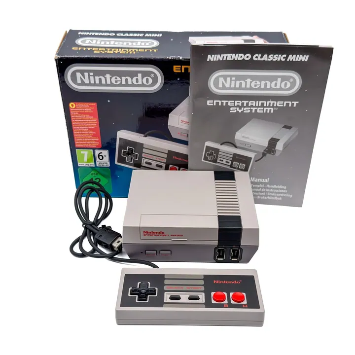 Nintendo Classic Mini NES Console Originale Completa Scatola Controller Testata — foto 3