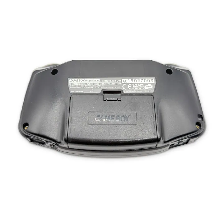 Nintendo Game Boy Advance GBA AGB-001 Nero PAL Scatola Libretti CIB Testato — foto 6