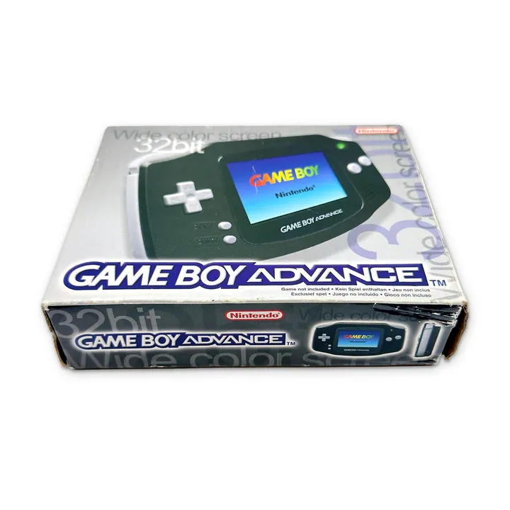 Nintendo Game Boy Advance GBA AGB-001 Nero PAL Scatola Libretti CIB Testato — foto 9