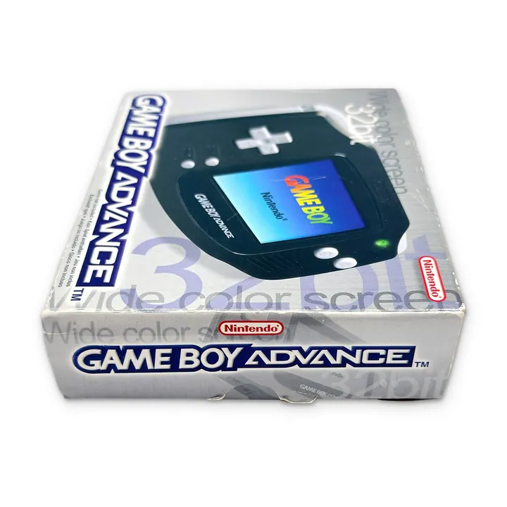 Nintendo Game Boy Advance GBA AGB-001 Nero PAL Scatola Libretti CIB Testato — foto 10