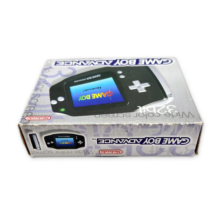 Nintendo Game Boy Advance GBA AGB-001 Nero PAL Scatola Libretti CIB Testato — foto 11