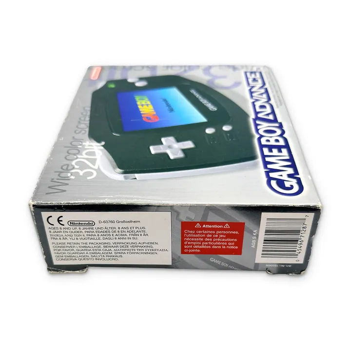 Nintendo Game Boy Advance GBA AGB-001 Nero PAL Scatola Libretti CIB Testato — foto 12