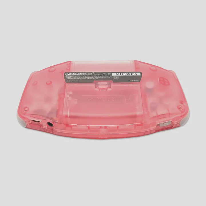 Nintendo Game Boy Advance GBA AGB-001 Rosa Trasparente Custom Riparata Testata — foto 5