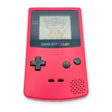 Nintendo Game Boy Color GBC Console Rosso Originale Testata Schermo Perfetto