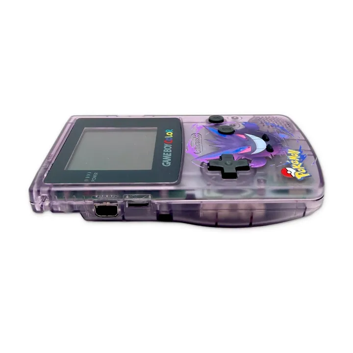 Nintendo Game Boy Color GBC Pokemon Gengar Custom Viola Trasparente Scocca Nuova — foto 6