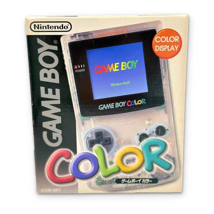 Nintendo Game Boy Color GBC Trasparente Clear CGB-001 JAP Boxato Manuali Testato — foto 9