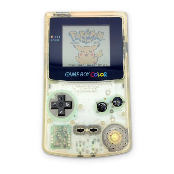 Nintendo Game Boy Color GBC Console Trasparente Clear Originale Testata PAL