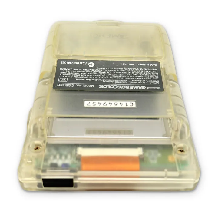 Nintendo Game Boy Color GBC Console Trasparente Clear Originale Testata PAL — foto 10