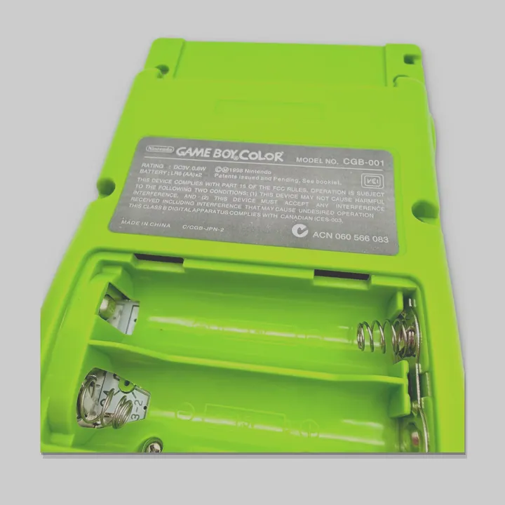 Nintendo Game Boy Color GBC Verde Lime Ricondizionata Scocca Nuova Funzionante — foto 10
