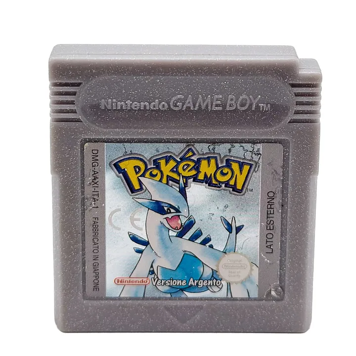 Pokémon Argento Silver Game Boy Color GBC PAL ITA Originale Batteria Nuova