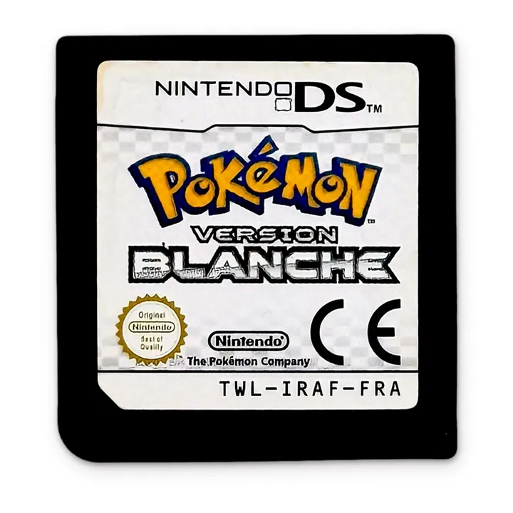 Pokemon Versione Bianca Nintendo DS Version Blanche PAL FRA Cartuccia Originale
