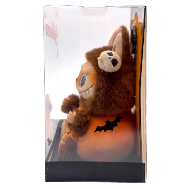 Pop Mart Labubu Happy Halloween Zucca Seduta Sitting Pumpkin Ciondolo Originale — foto 3