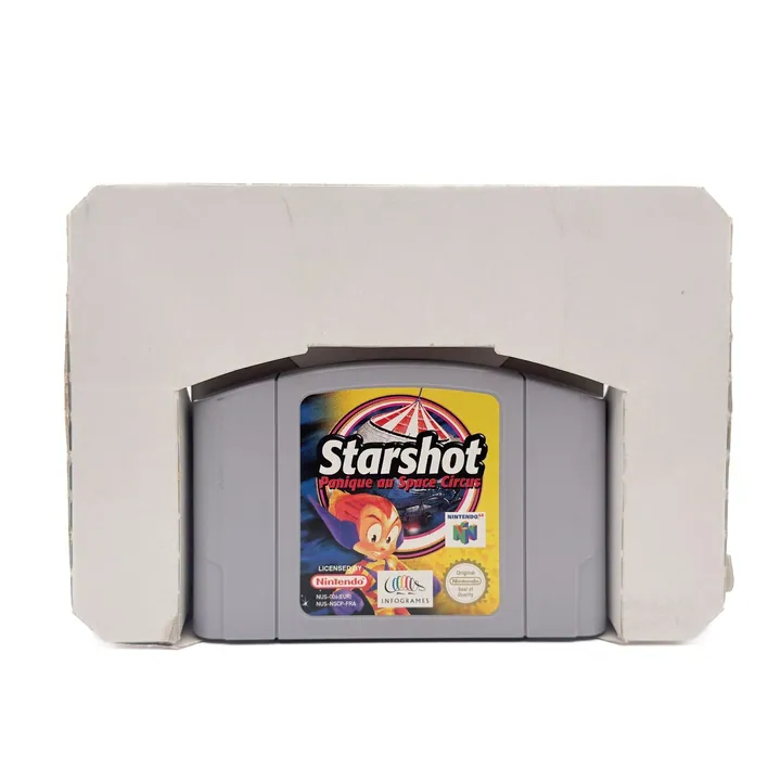 Starshot Panique au Space Circus Nintendo 64 N64 PAL FRA Completo Boxato CIB — foto 7